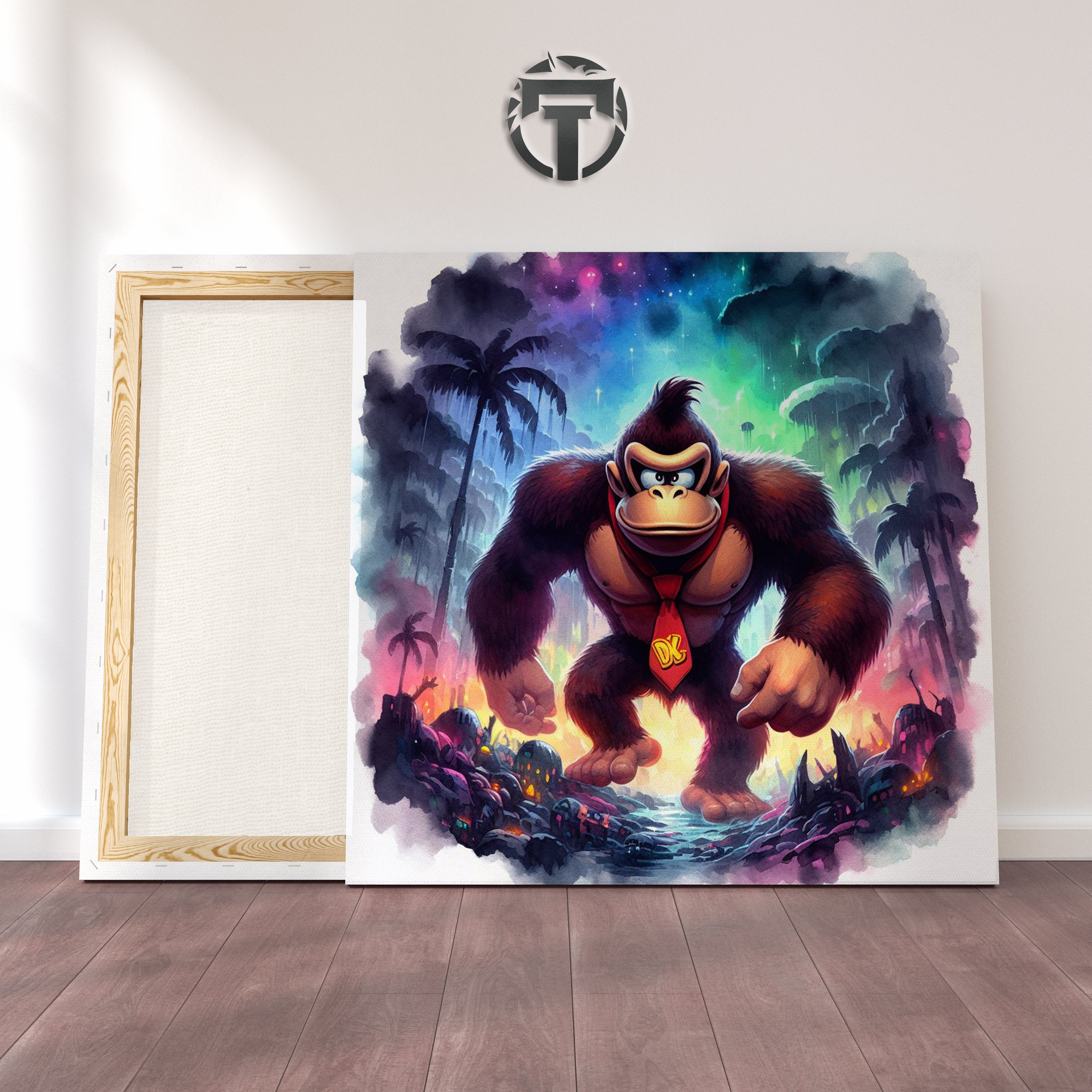 Donkey Kong: Jungle Majesty (A Captivating Watercolour of the Banana King!)