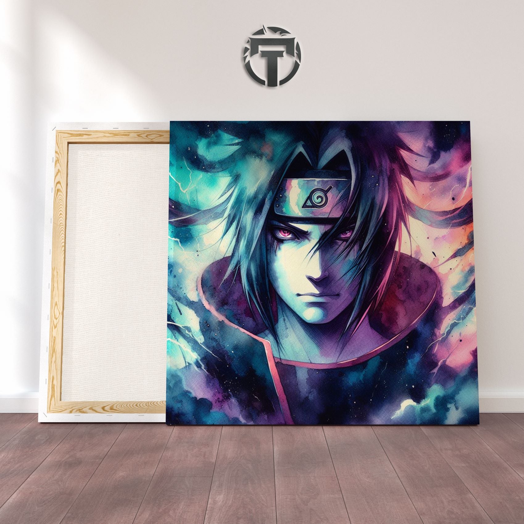 Itachi Uchiha Watercolour Canvas: Sharingan's Legacy Naruto Fan Art | Itachi Uchiha Painting | Anime Watercolor