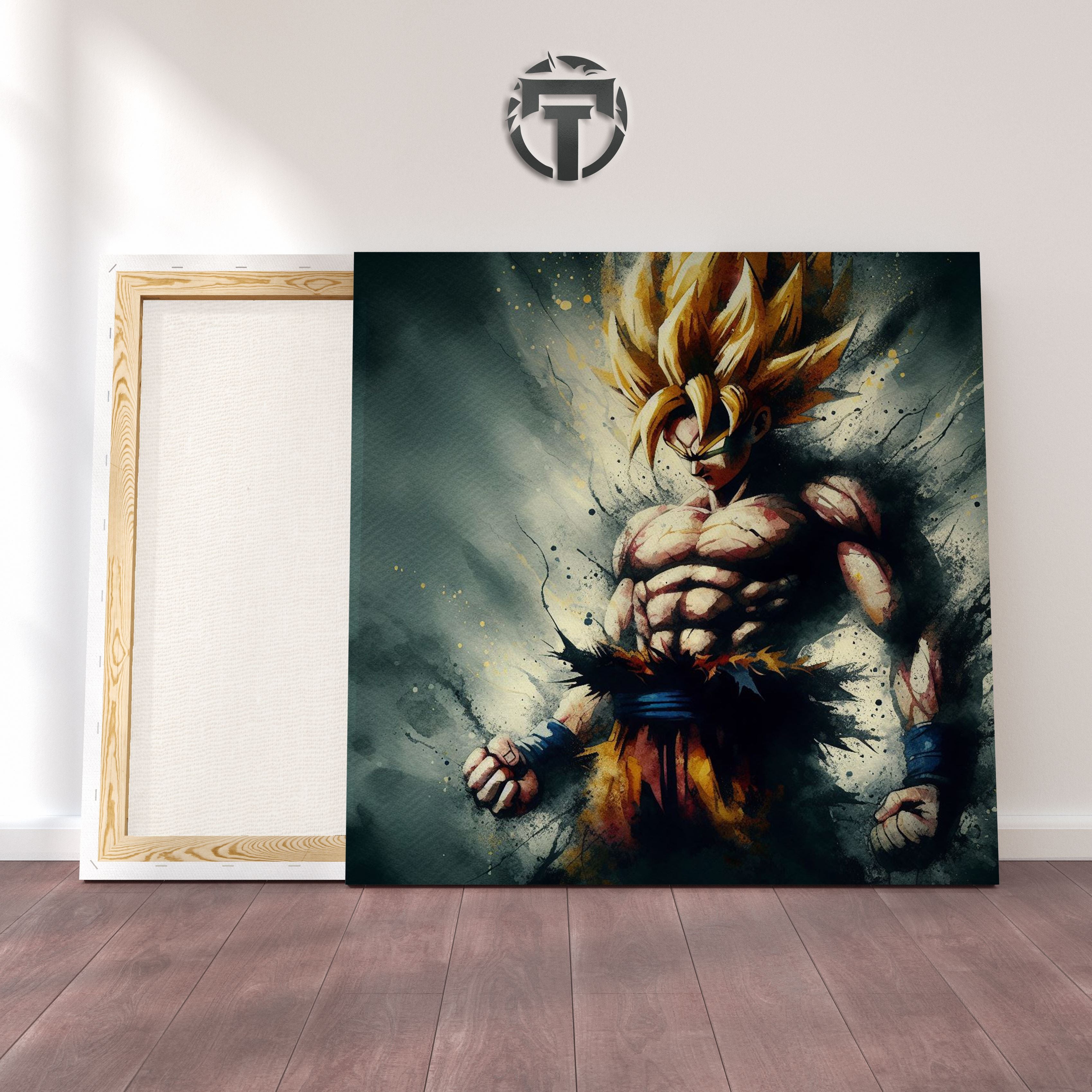 Legendary: The Super Saiyan Water Painting Canvas