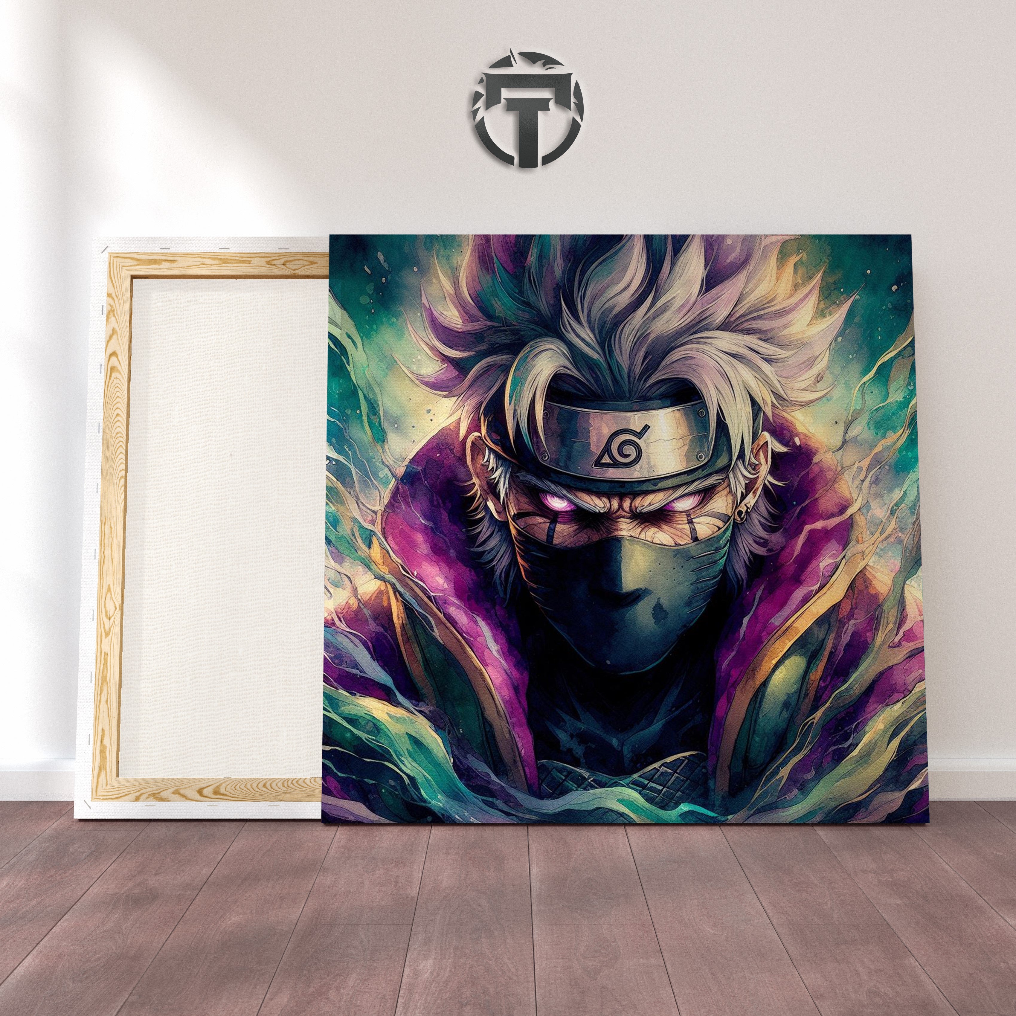 Kakashi: Hidden Darkness (A Watercolour Portrait of Duality)