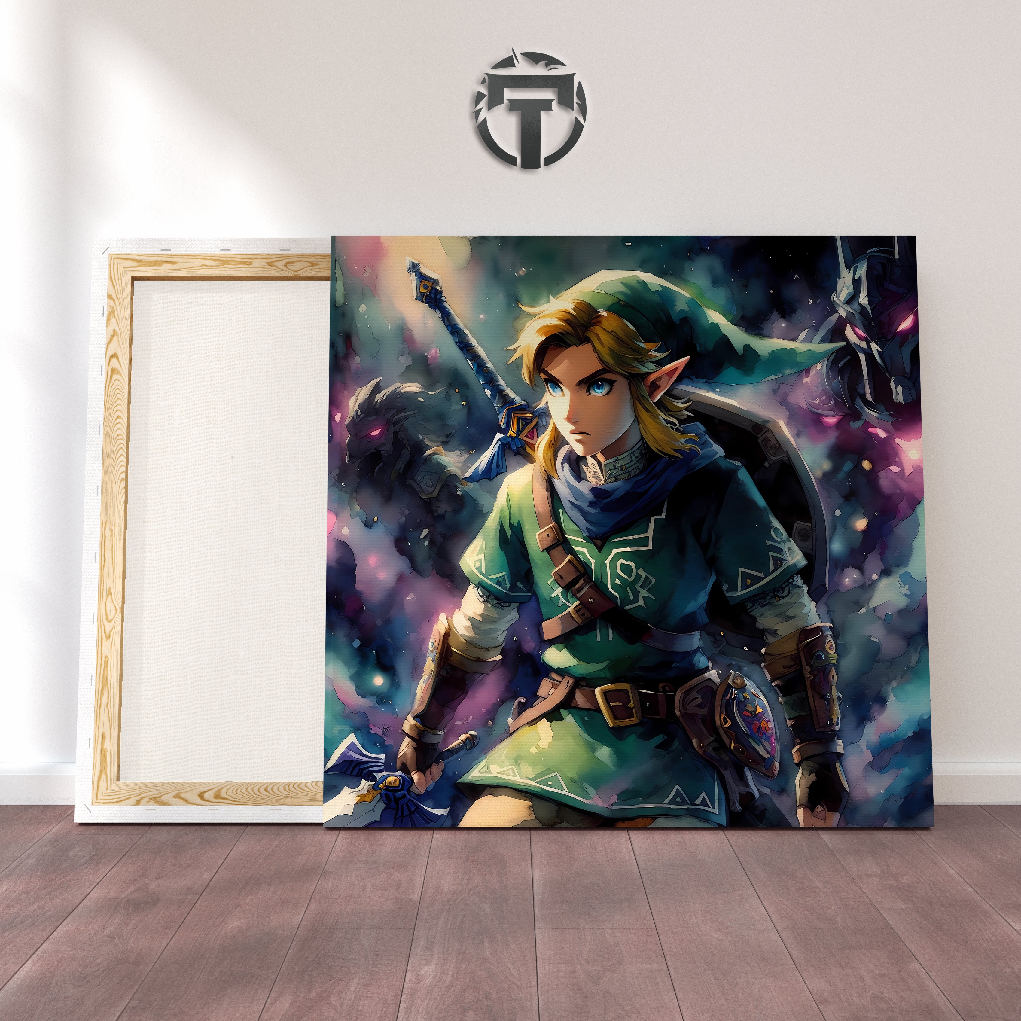 The Legend of Heroism: Link's Courage Blazes in Breathtaking Watercolour (Choose Your Adventure!)