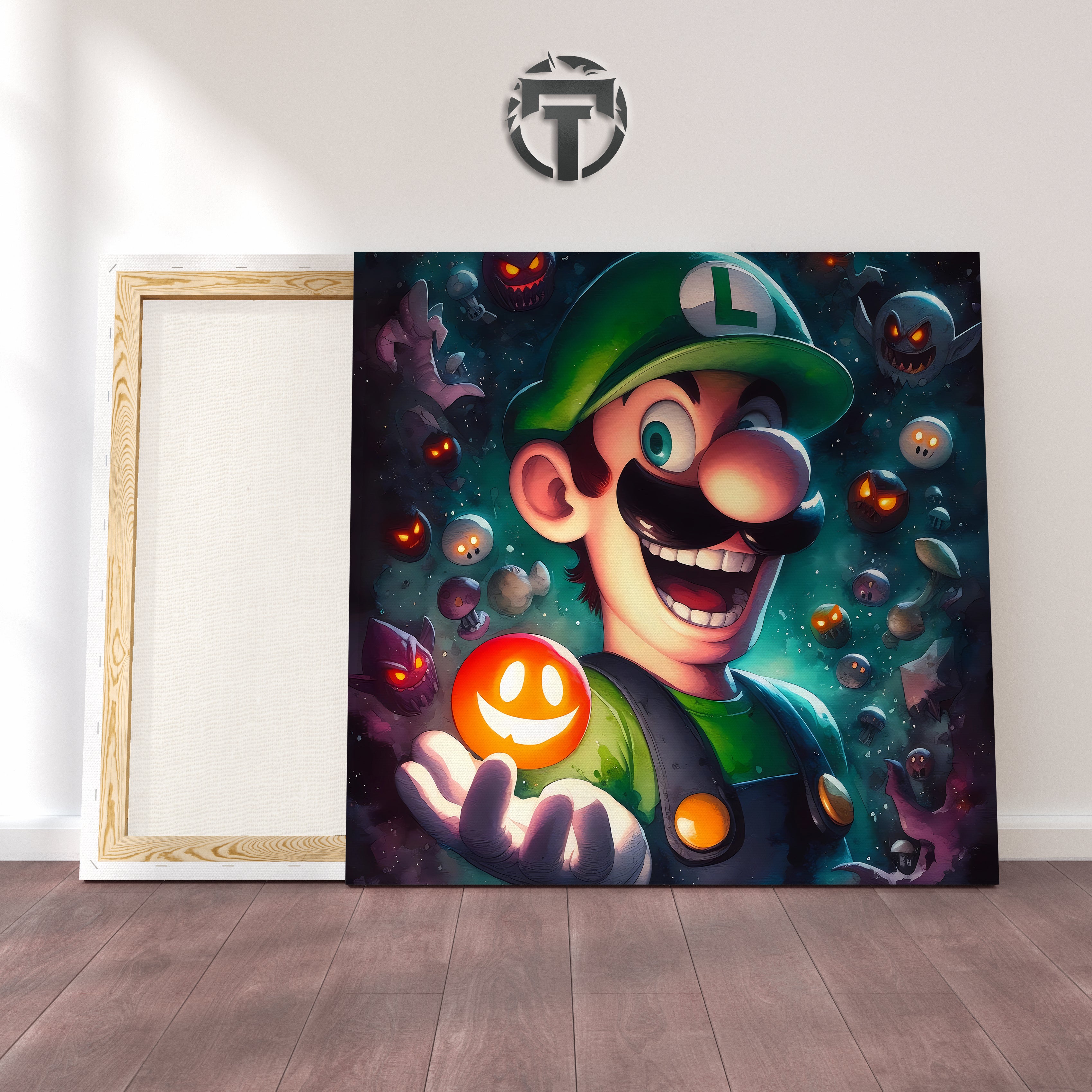 Luigi's Mansion Boo Bash: A Hauntingly Playful Watercolour Canvas (Capture the Fun!)