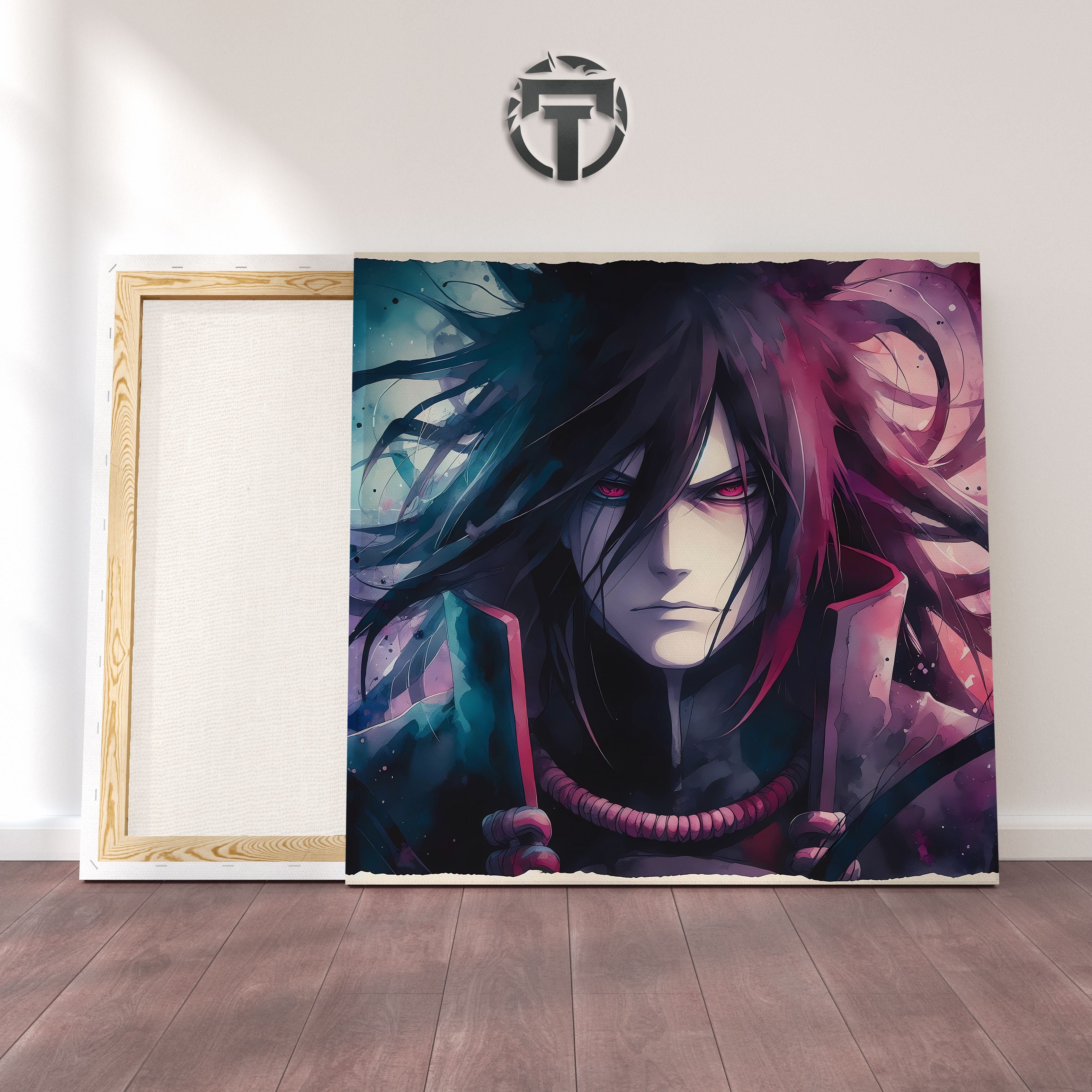 Madara Uchiha Watercolour Canvas: Eternal Shadow (Legacy of the Uchiha)