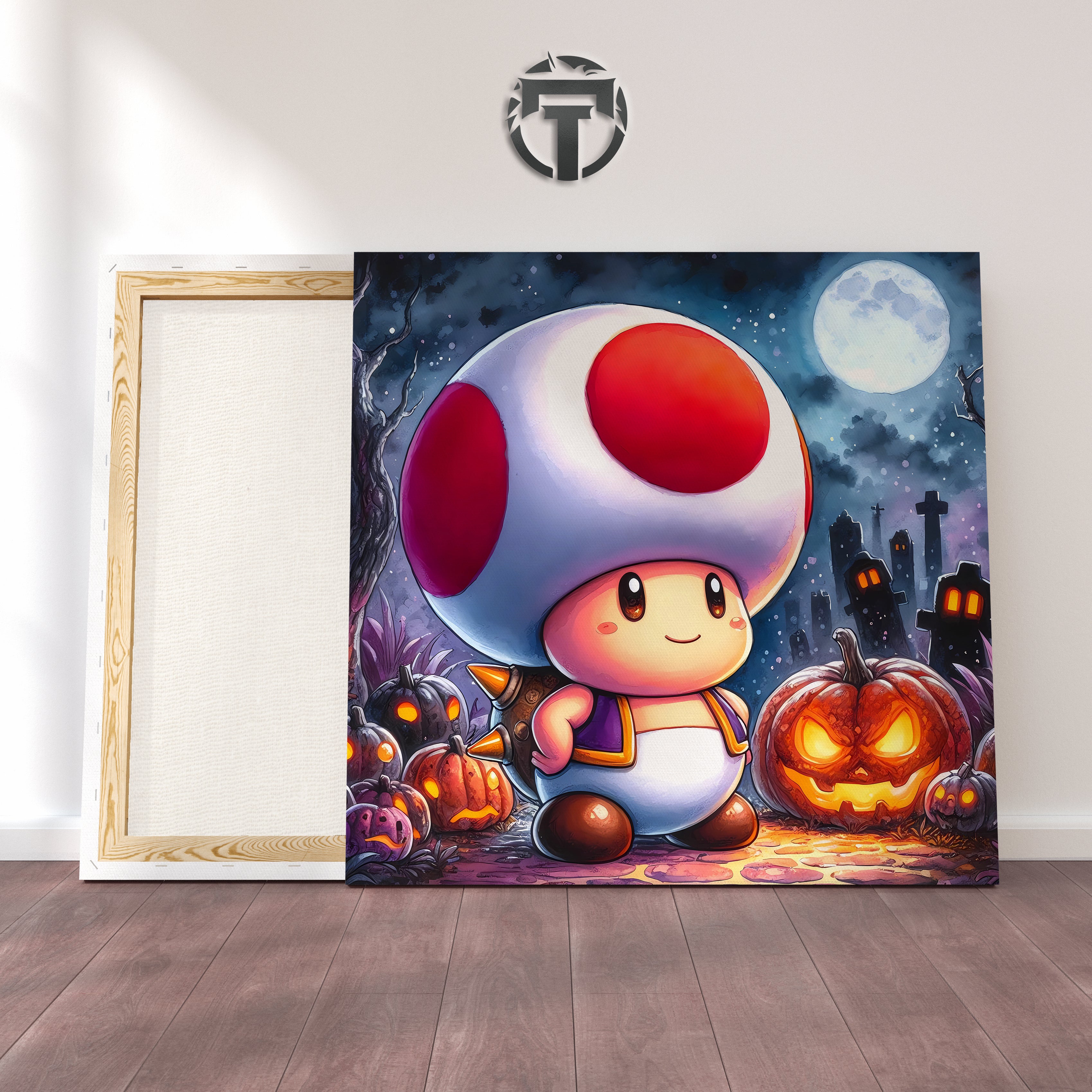 Toad's Big Adventure: A Captivating Watercolour Canvas (Join the Fun!)